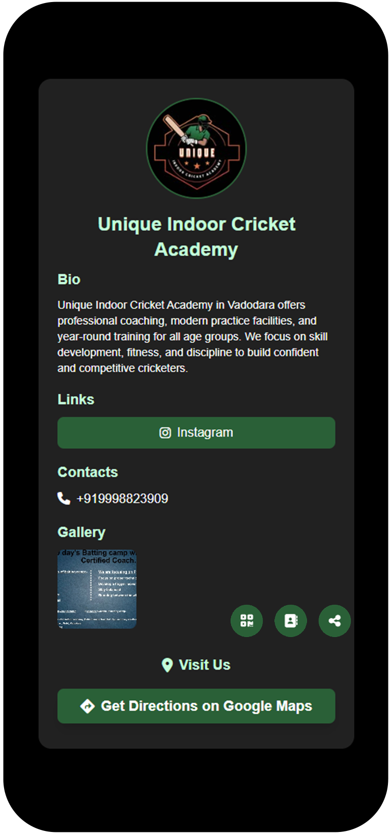 Unique Indoor Cricket Academy